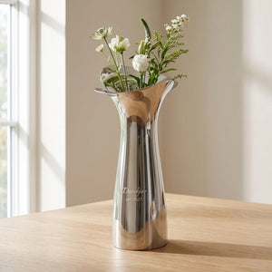 Georg Jensen Bloom Botanica Medium Stainless Steel Vase, 8.7"