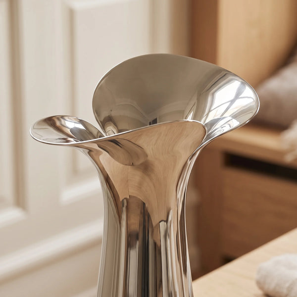 Georg Jensen Bloom Botanica Medium Stainless Steel Vase, 8.7"