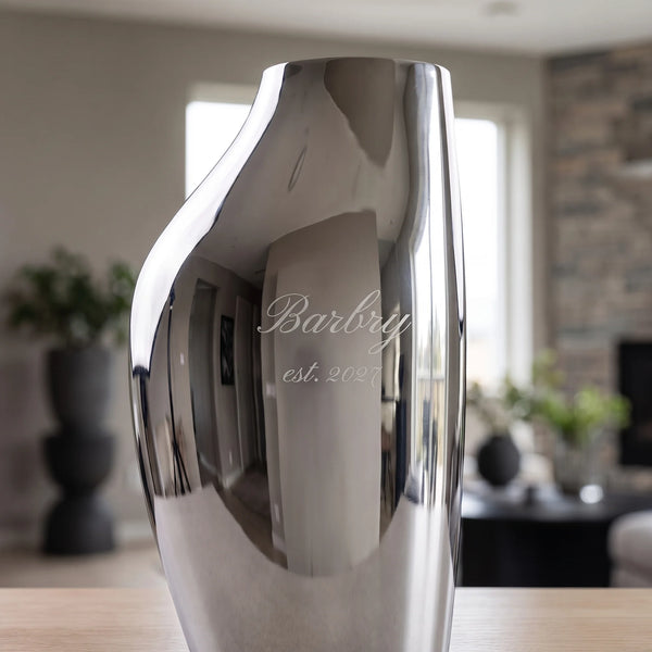 Georg Jensen Sky Stainless Steel Vase, 10.6"