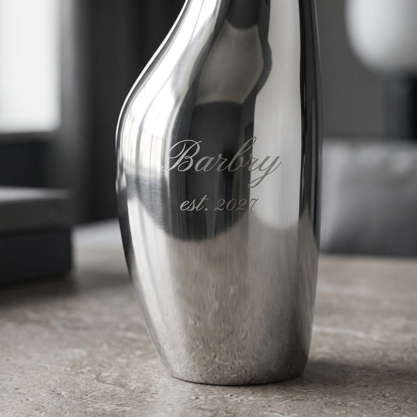 Georg Jensen Sky Stainless Steel Vase, 10.6"