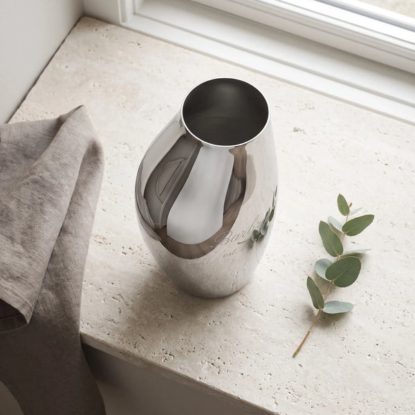 Georg Jensen Sky Stainless Steel Vase, 10.6"