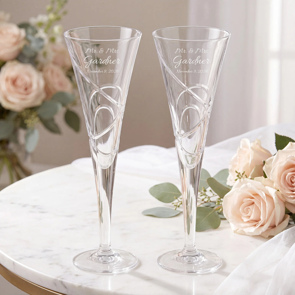 Lenox Adorn Champagne Flutes, 7oz, Set of 2