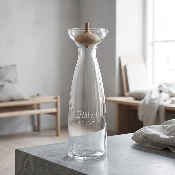 Georg Jensen Alfredo Glass Carafe, 34oz