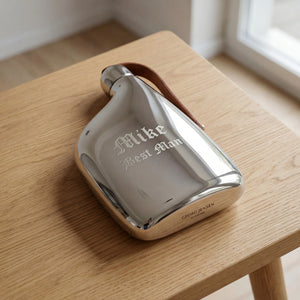 Georg Jensen Sky Hip Flask, 5oz