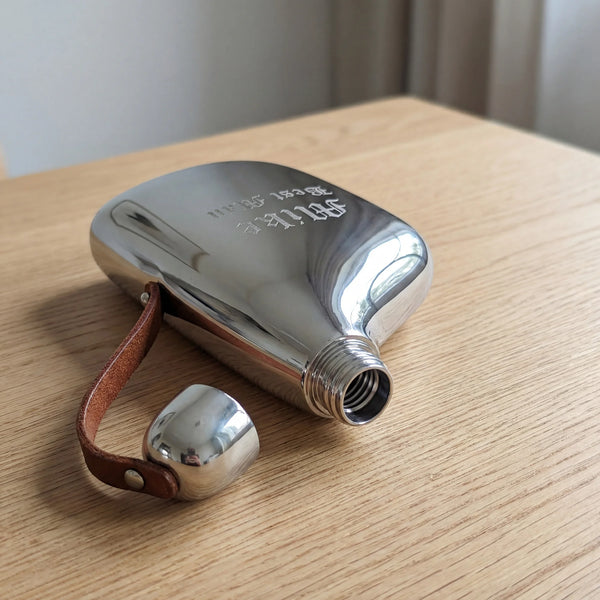 Georg Jensen Sky Hip Flask, 5oz