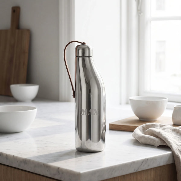 Georg Jensen Sky Stainless Steel Drinking Bottle, 17oz