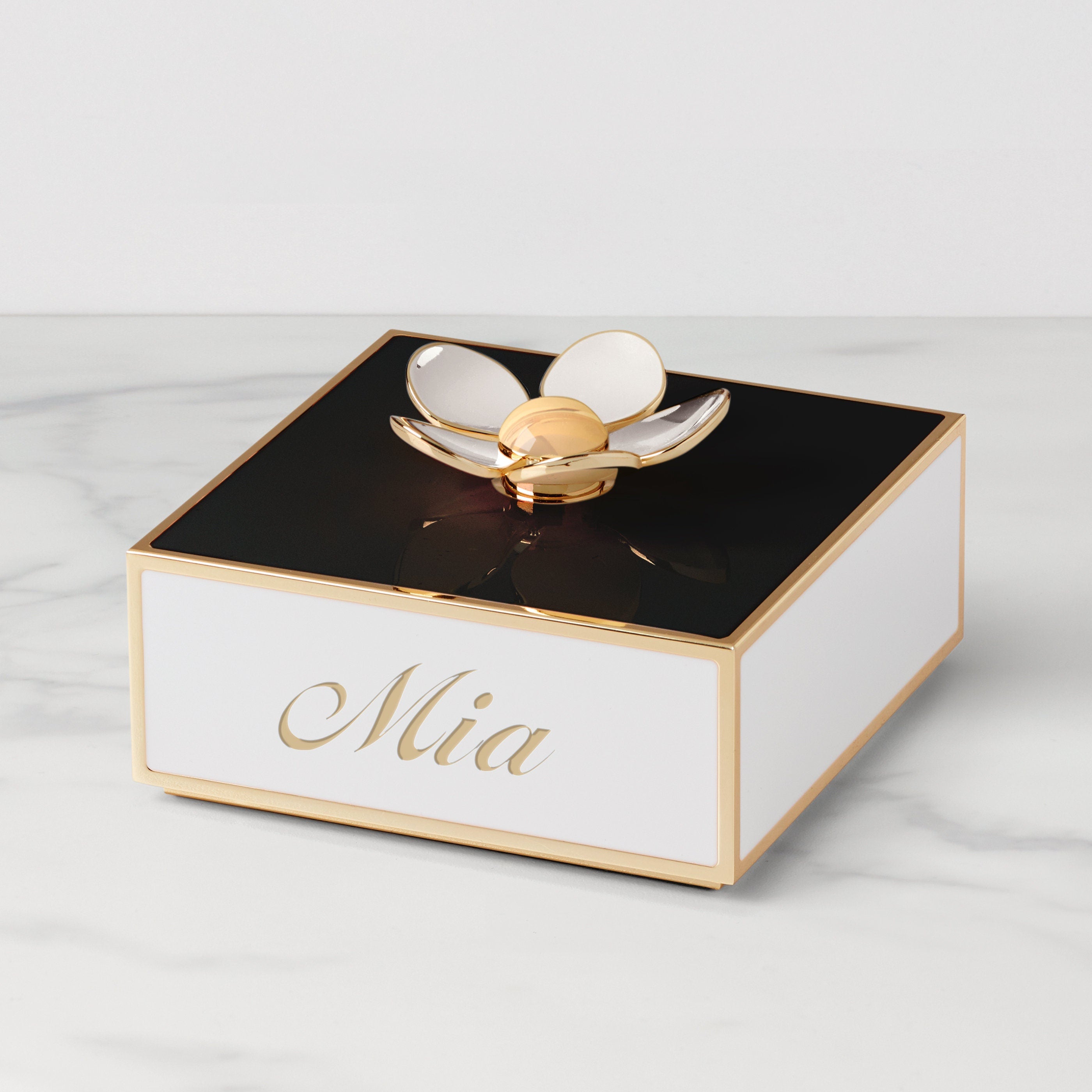 Personalized Kate Spade Make It Pop Floral Keepsake Box