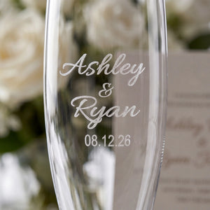 Kate Spade Rosy Glow Champagne Flutes, 6oz, Set of 2