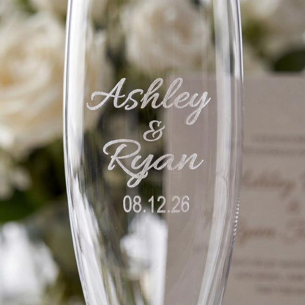 Kate Spade Rosy Glow Champagne Flutes, 6oz, Set of 2