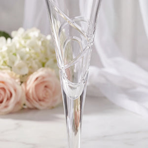 Lenox Adorn Wedding Bundle with Champagne Flutes & Cake Knife and Server Set lifetime engraving