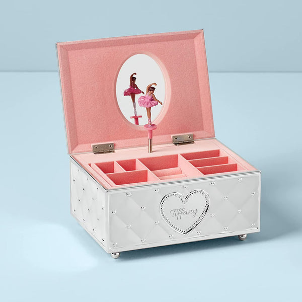 Lenox Childhood Memories Musical Ballerina Jewelry Box - African American