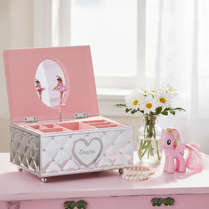 Lenox Childhood Memories Musical Ballerina Jewelry Box - African American