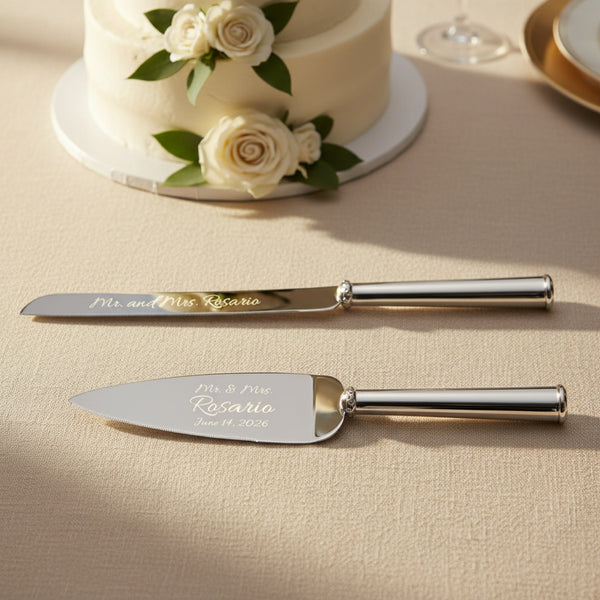 Lenox Devotion Wedding Cake Knife and Server Set