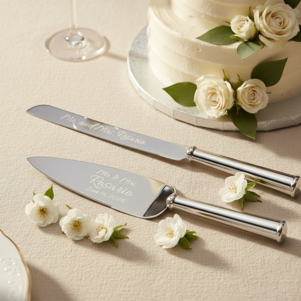 Lenox Devotion Wedding Cake Knife and Server Set