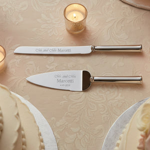 Lenox Devotion Wedding Cake Knife and Server Set