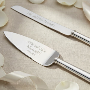 Lenox Devotion Wedding Cake Knife and Server Set