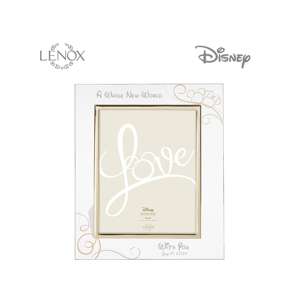 Lenox Disney Bridal Picture Frame, 8x10 lifetime engraving