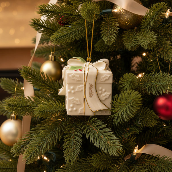Lenox My Christmas Gift Ornament lifetime engraving