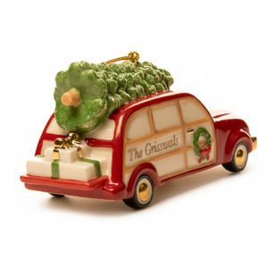 Lenox My Family Wagon Ornament lifetime engraving