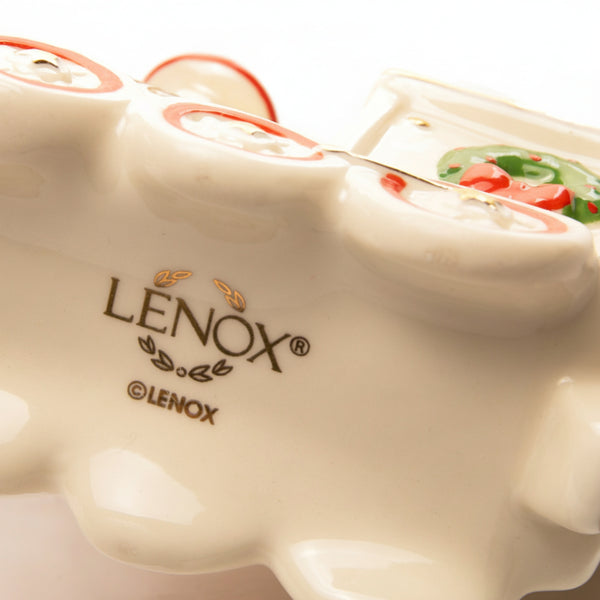 Lenox My Holiday Train Ornament lifetime engraving
