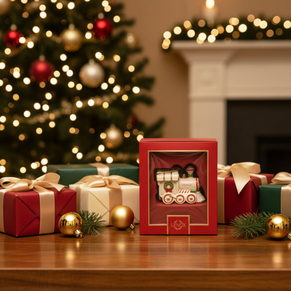 Lenox My Holiday Train Ornament lifetime engraving