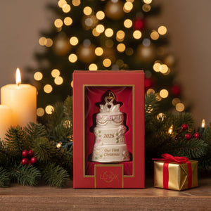 Lenox Our 1st Christmas Together Cake Ornament lifetime engraving