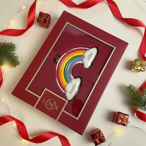Lenox Personalized Rainbow Ornament