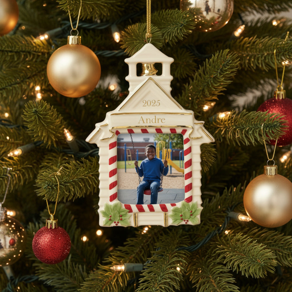 Lenox School Time Memories Ornament lifetime engraving