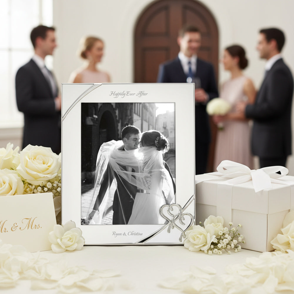 Lenox Silver Picture Frame, 8x10 lifetime engraving