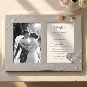 Lenox True Love Double 5x7 Wedding Invitation Picture Frame lifetime engraving