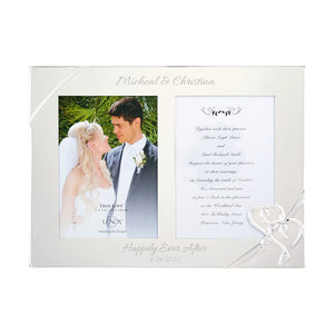 Lenox Wedding Invitation Frame, 5x7 lifetime engraving