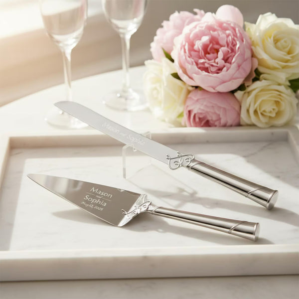 Lenox True Love Wedding Cake Knife and Server Set