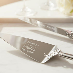 Lenox True Love Wedding Cake Knife and Server Set