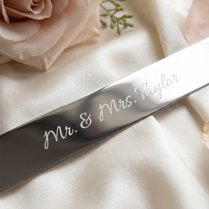 Lenox True Love Wedding Cake Knife and Server Set lifetime engraving