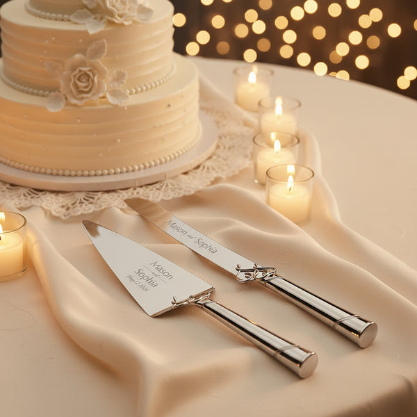 Lenox True Love Wedding Cake Knife and Server Set
