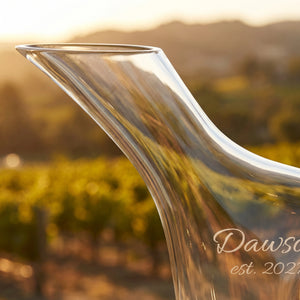 Lenox Tuscany Pierced Wine Decanter, 48oz lifetime engraving