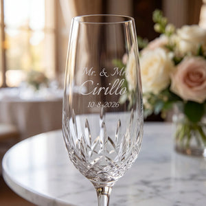 Lismore Essence Champagne Flutes, 11oz, Set of 2
