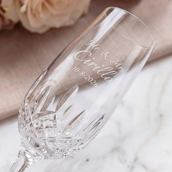 Lismore Essence Champagne Flutes, 11oz, Set of 2