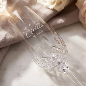 Lismore Essence Champagne Flutes, 11oz, Set of 2