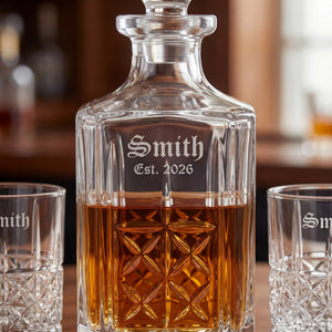 Marquis by Waterford Brady Whiskey Decanter Set, 32oz