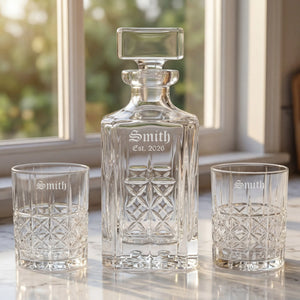 Marquis by Waterford Brady Whiskey Decanter Set, 32oz