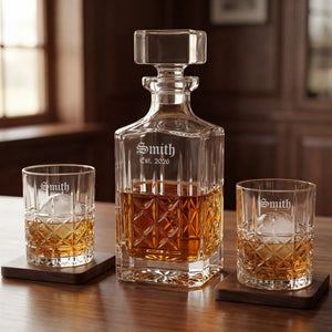 Marquis by Waterford Brady Whiskey Decanter Set, 32oz