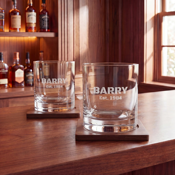 Marquis By Waterford Clear Double Old Fashioned Glasses, 9oz, Set of 4 lifetime engraving