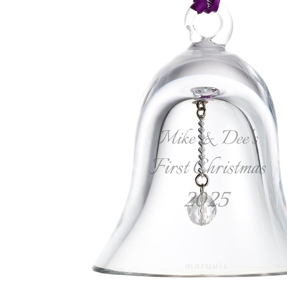Marquis by Waterford Holiday Bell Ornament