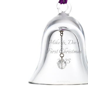 Marquis by Waterford Holiday Bell Ornament