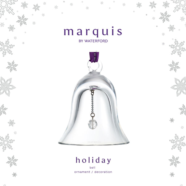 Marquis by Waterford Holiday Bell Ornament