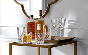 Marquis by Waterford Markham Whiskey Decanter Set with DOF Glasses lifetime engraving