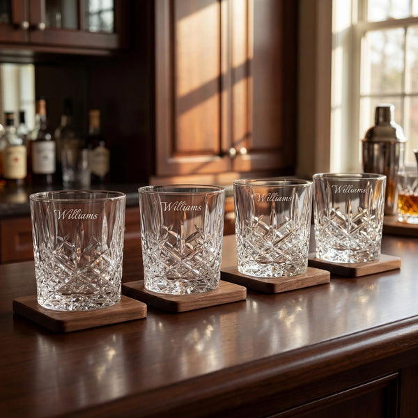 Marquis by Waterford Markham Double Old Fashioned Glasses, 11oz, Set of 4