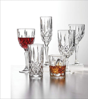 Marquis by Waterford Markham 11oz Crystal Whiskey Glasses, Set of 4 lifetime engraving