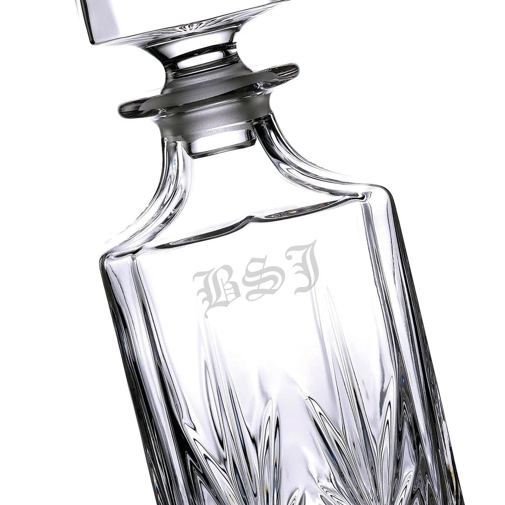 Marquis by Waterford Maxwell Whiskey Decanter, 28oz lifetime engraving